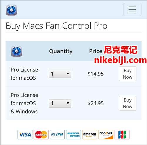 Macs Fan Control 官网价格